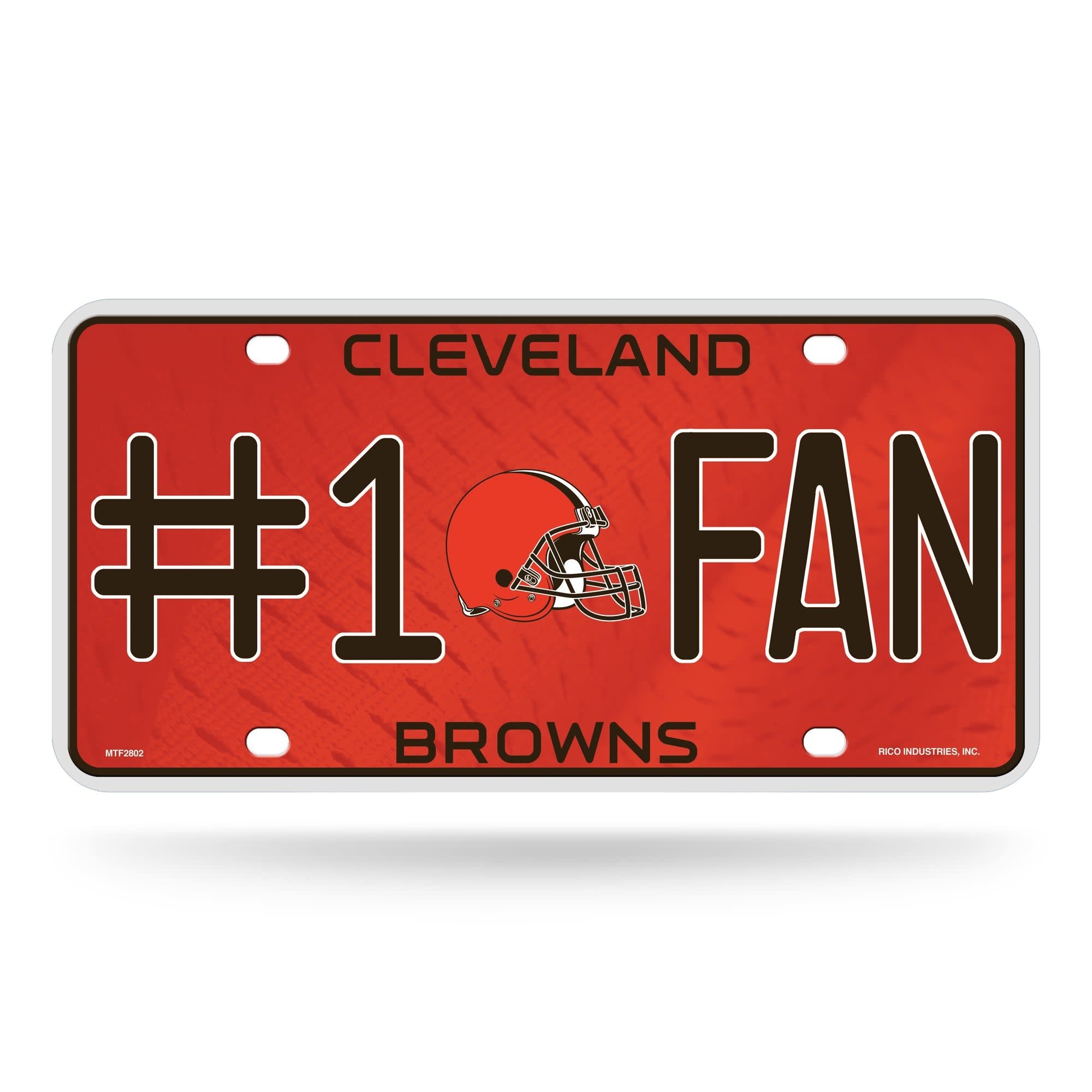 Cleveland Browns License Plate- Cleveland Browns Chrome License Tag