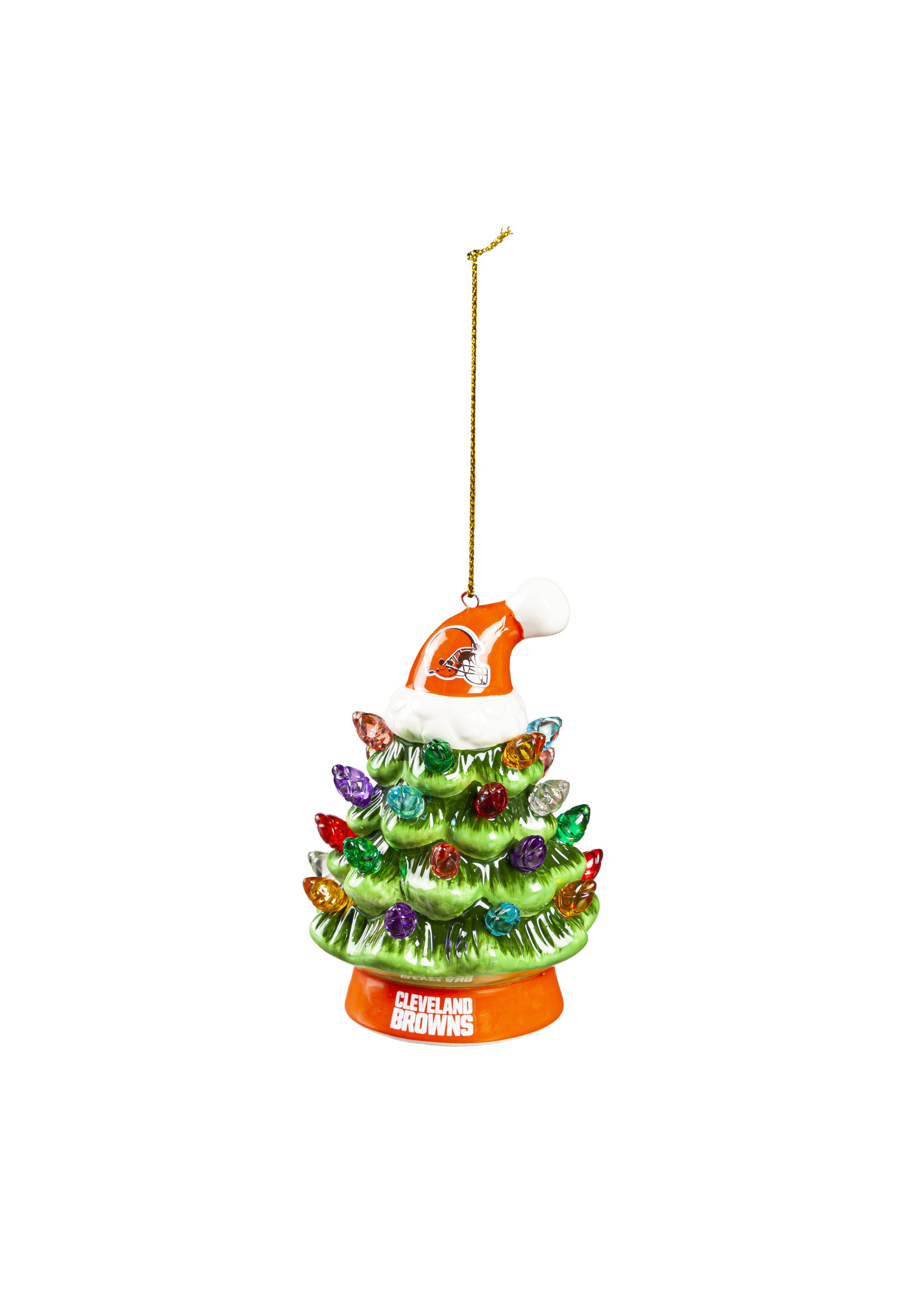 CLEVELAND BROWNS 4" LED TREE ORNAMENT