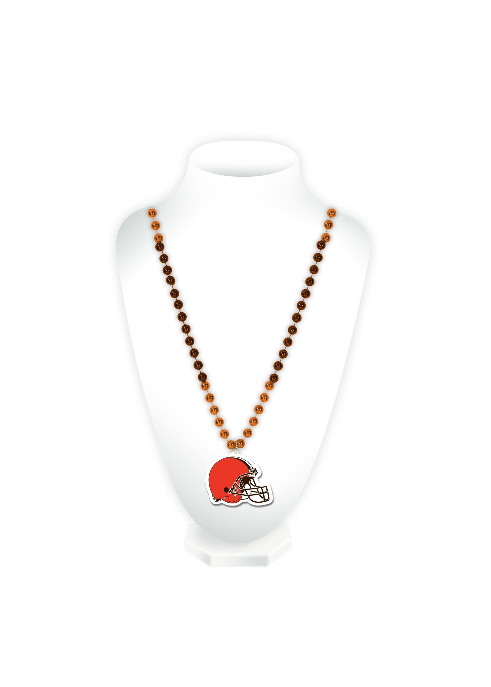 Cleveland Browns Sports Beads with Medallion - Everything Buckeyes