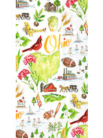 State of Ohio Guest Collection Napkins - 16ct