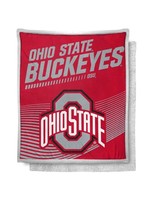 Ohio State Buckeyes 50x60 Mink Sherpa