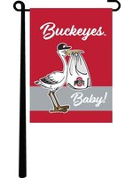 Ohio State Buckeyes 13x18 New Baby Garden Banner