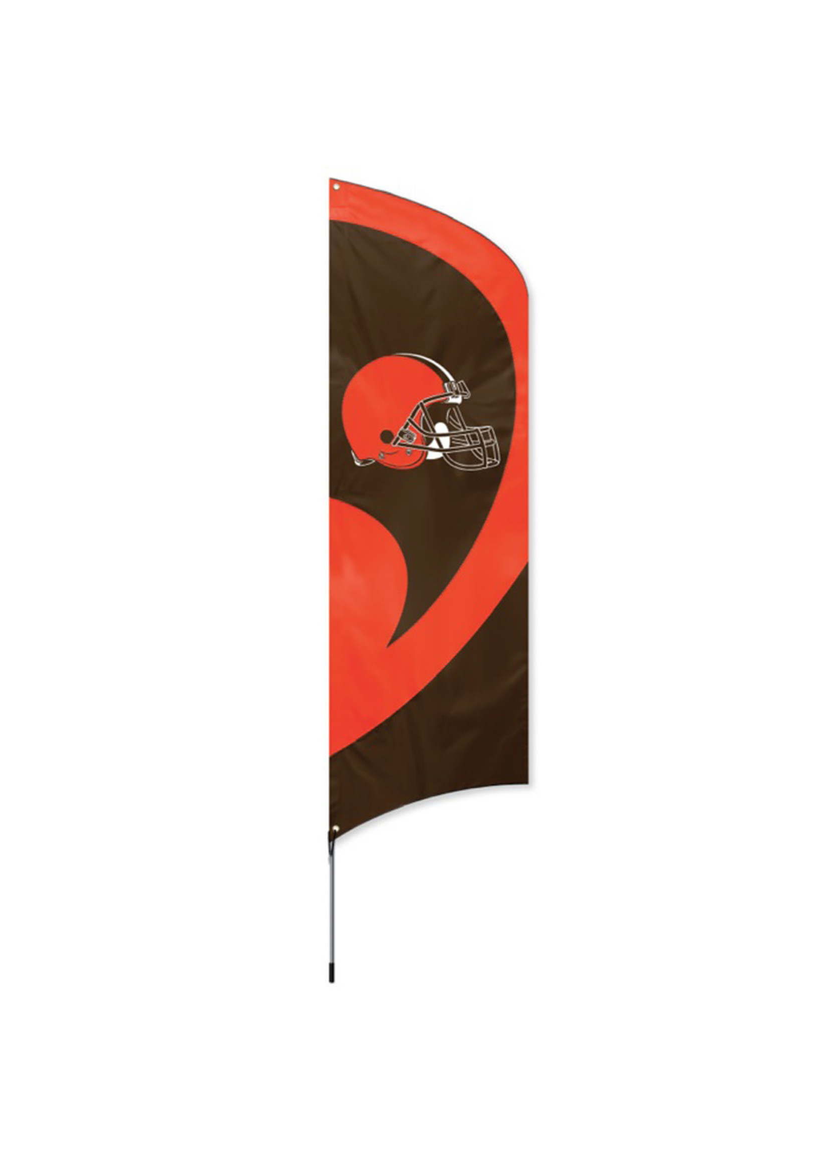 Cleveland Browns Tall Team Feather Flag with Flagpole