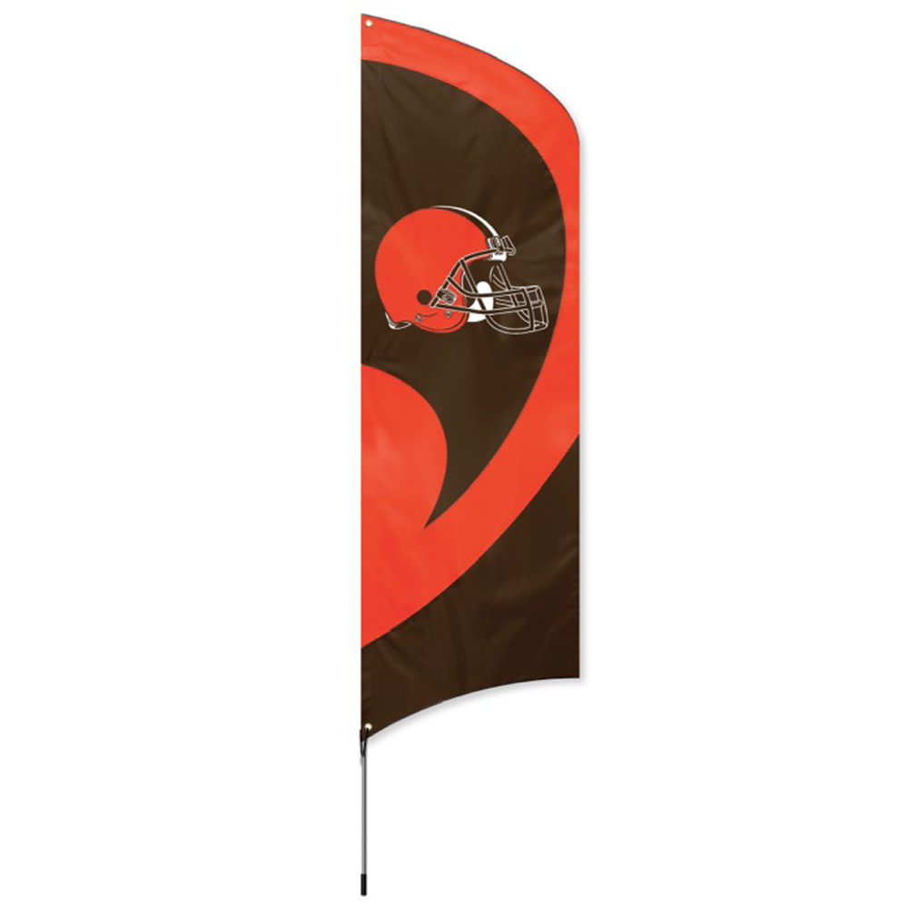 Kansas City Chiefs Tall Team Feather Flag With Flagpole NFL