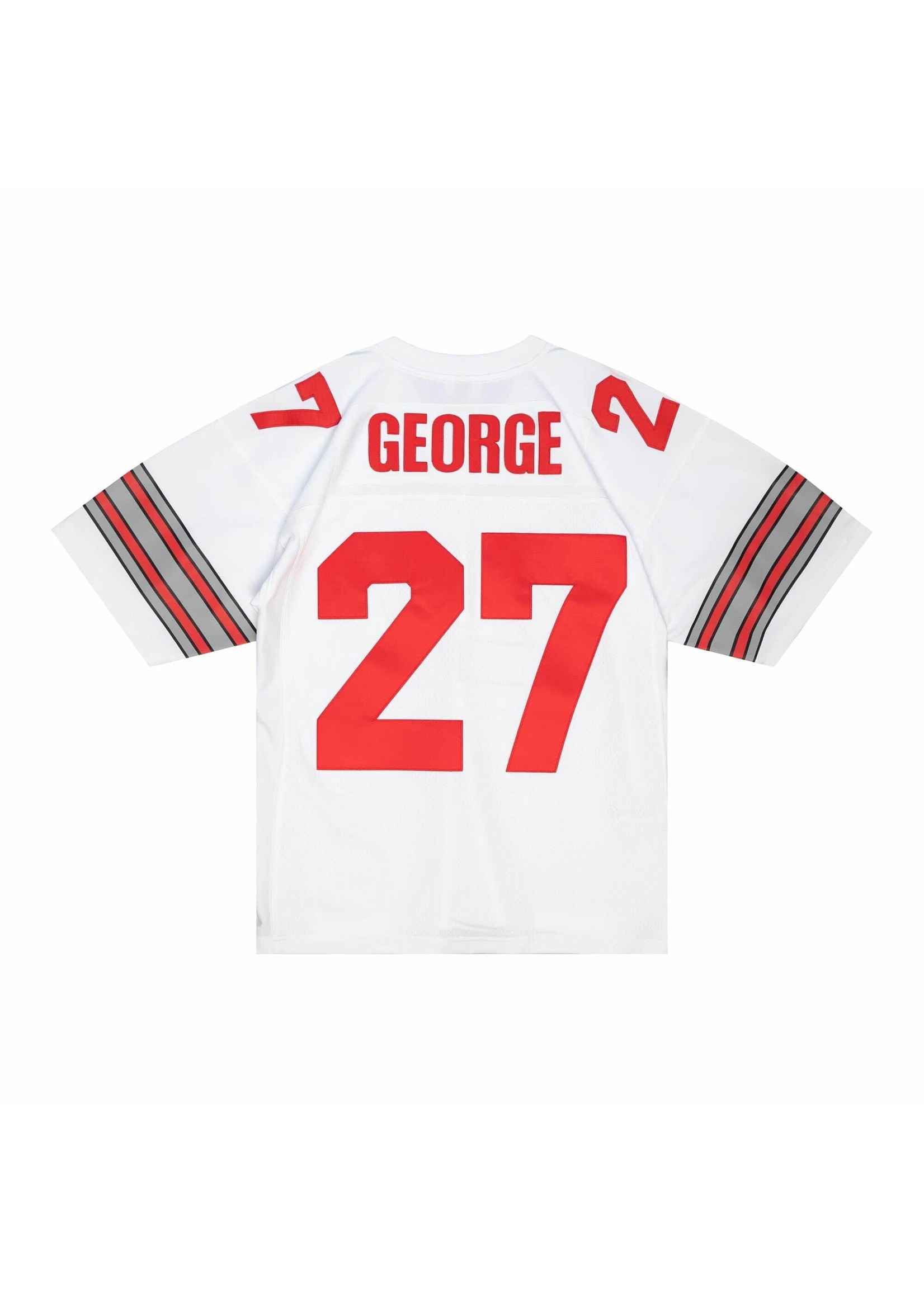 Men's Mitchell & Ness Eddie George White Ohio State Buckeyes Big & Tall  Legacy Jersey