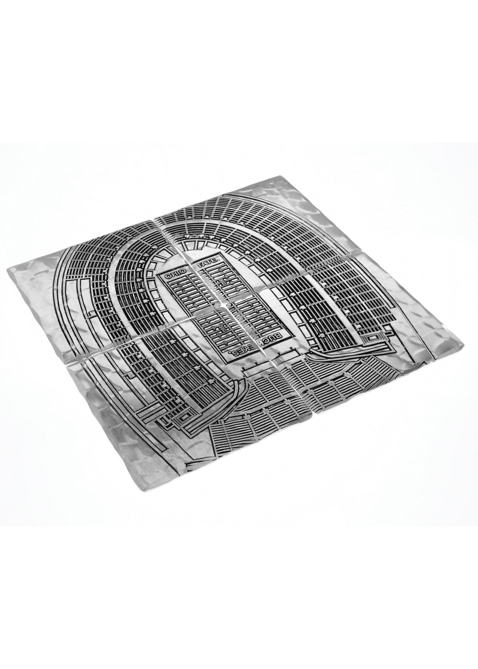 Ohio State Buckeyes Stadium Coasters - 4pc Set