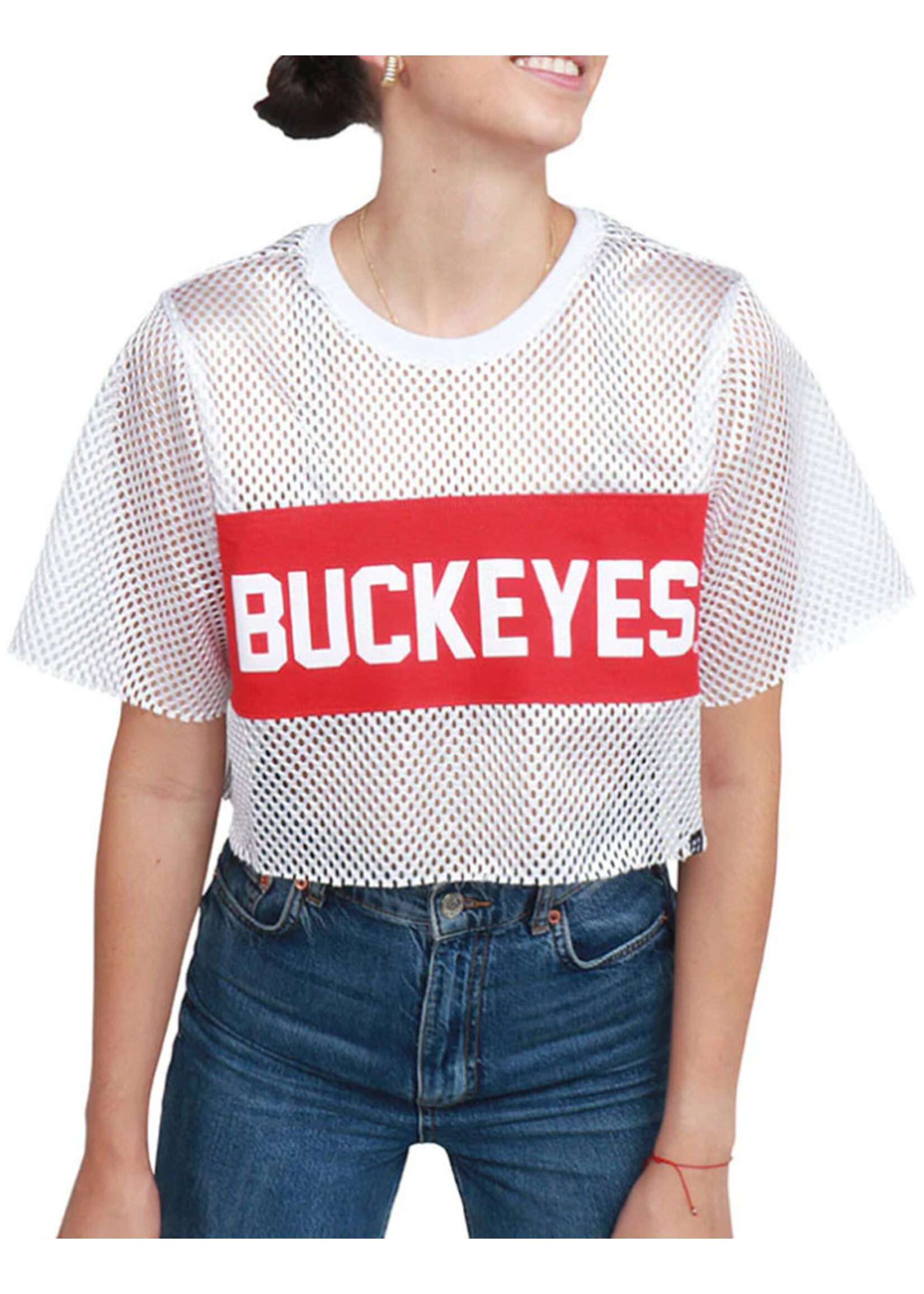 Ohio State Buckeyes Women's Mesh Tee