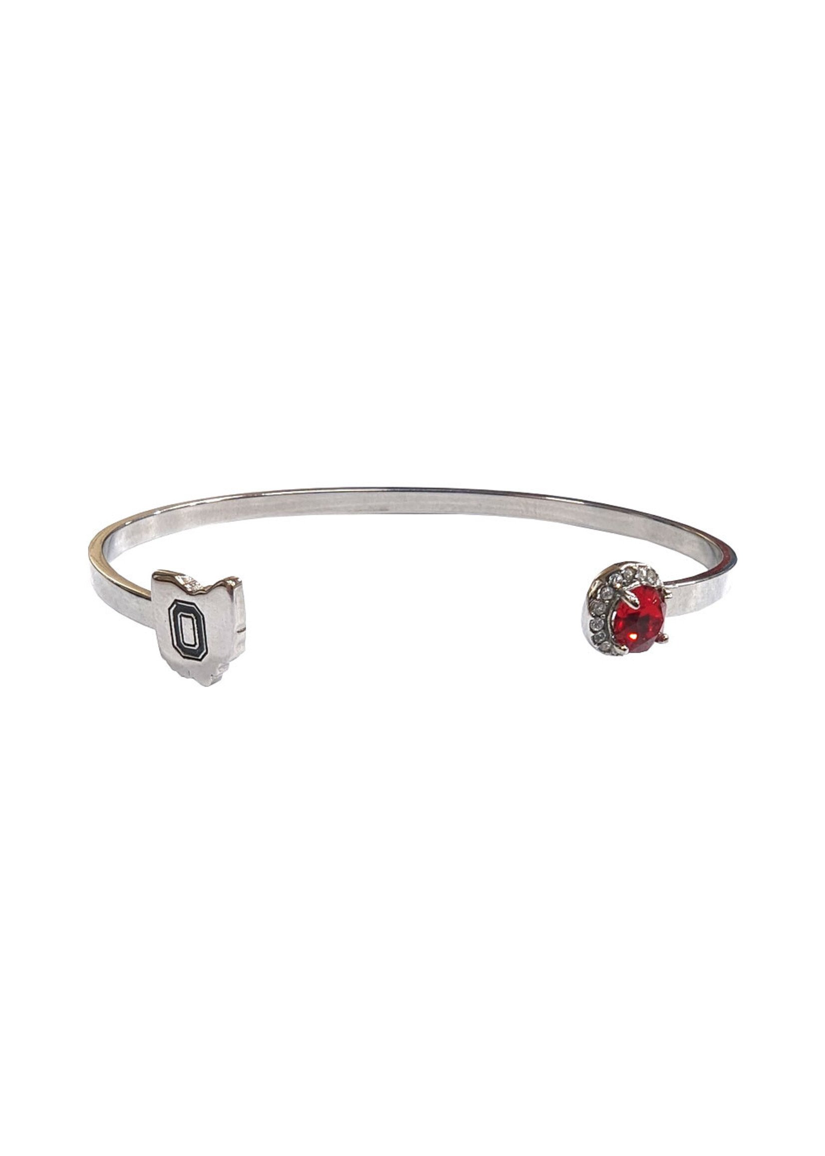 Ohio State Buckeyes Block O State Bracelet