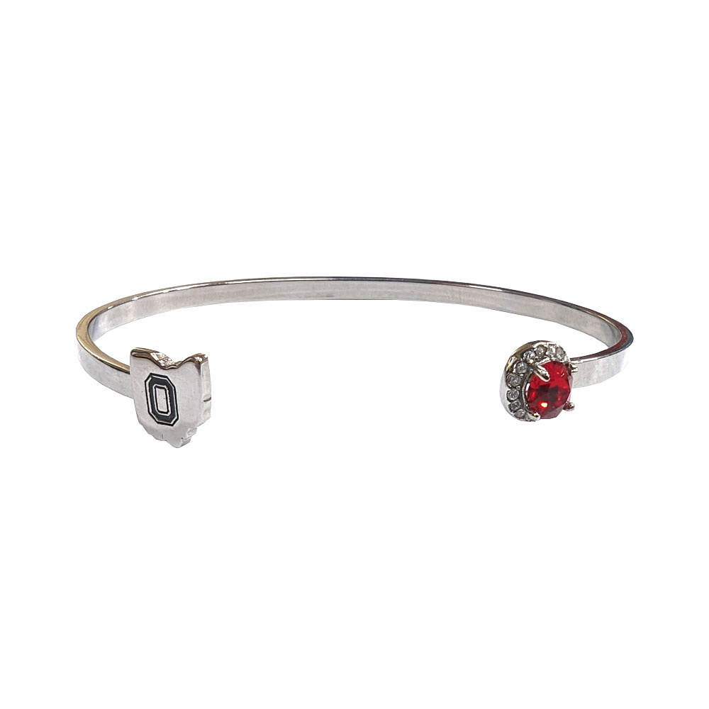 Ohio State Buckeyes Block O State Bracelet - Everything Buckeyes