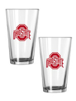 Ohio State Buckeyes 16oz. Game Day Glass - 2pk