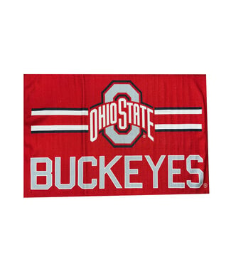 Ohio State Buckeyes 3x5 Polyester Rug