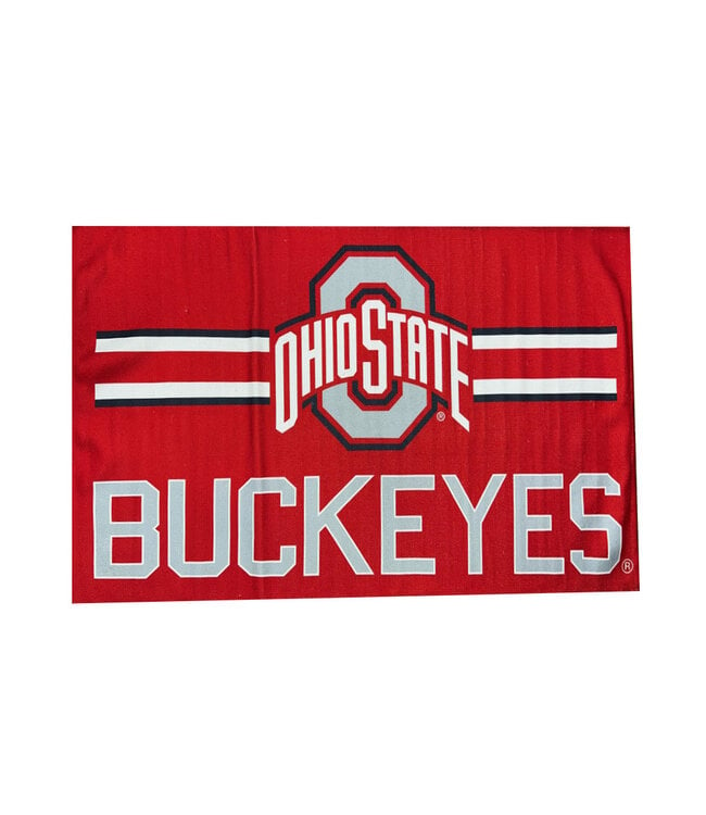 Ohio State Buckeyes 3x5 Polyester Rug