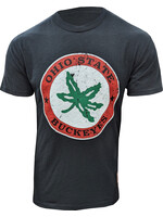 MITCHELL & NESS Ohio State Buckeyes Legendary Leaf Logo Tee