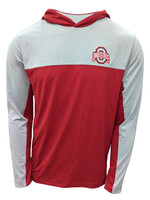 ANTIGUA Ohio State Buckeyes Hooded Long Sleeve Shirt
