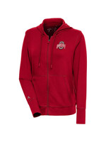 ANTIGUA Ohio State Buckeyes Women's Moving Long Sleeve Full Zip Jacket