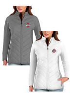ANTIGUA Ohio State Buckeyes Antigua Women's Altitude Full-Zip Puffer Jacket