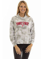 Flying Colors Ohio State Buckeyes Maddie Mock Neck Pullover