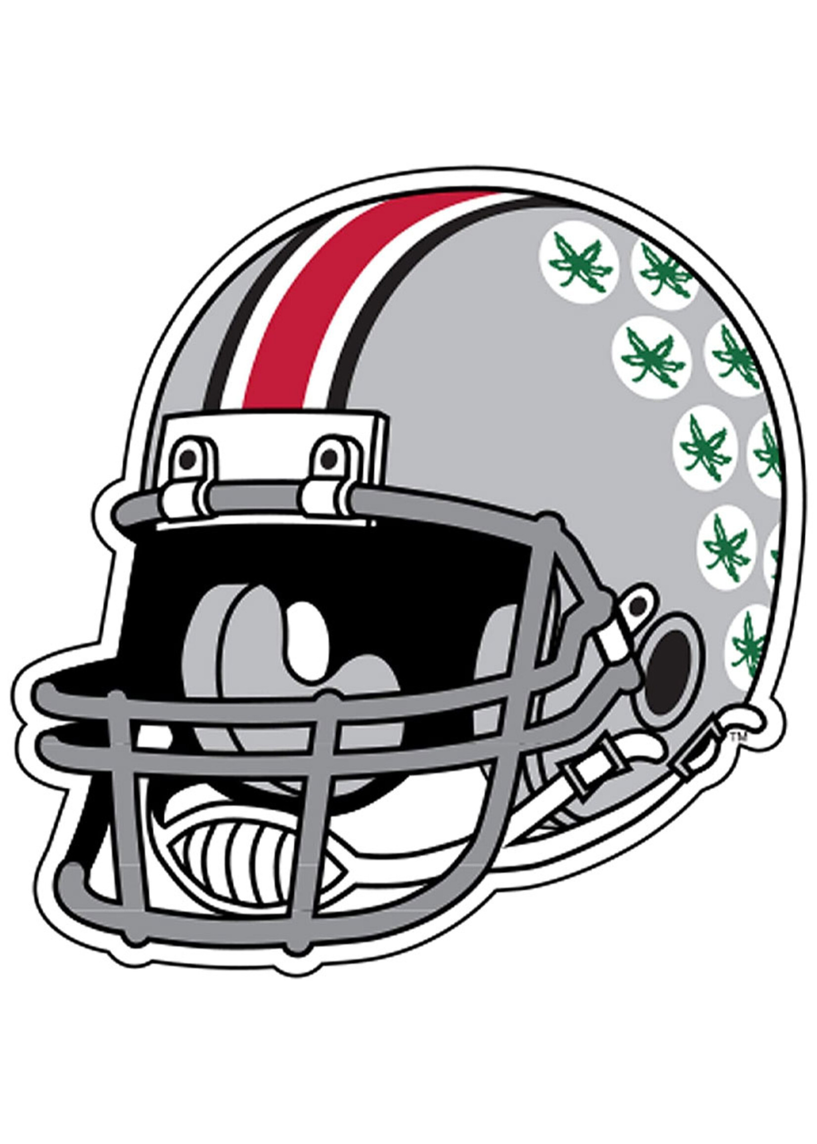 Ohio State Buckeyes 9" Helmet Magnet