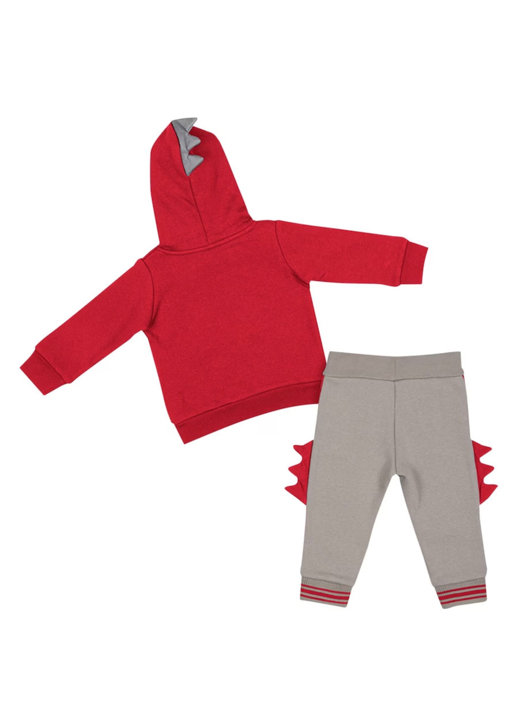 Colosseum Athletics Ohio State Buckeyes Infant Dino Pullover Hoodie and Pants Set