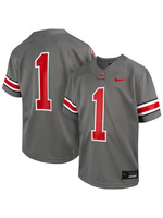 Nike Ohio State Buckeyes Toddler #1 Grey Replica Football Jersey