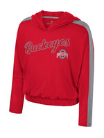 Colosseum Athletics Ohio State Buckeyes Youth Exterior Illumination L/S Hooded Tee