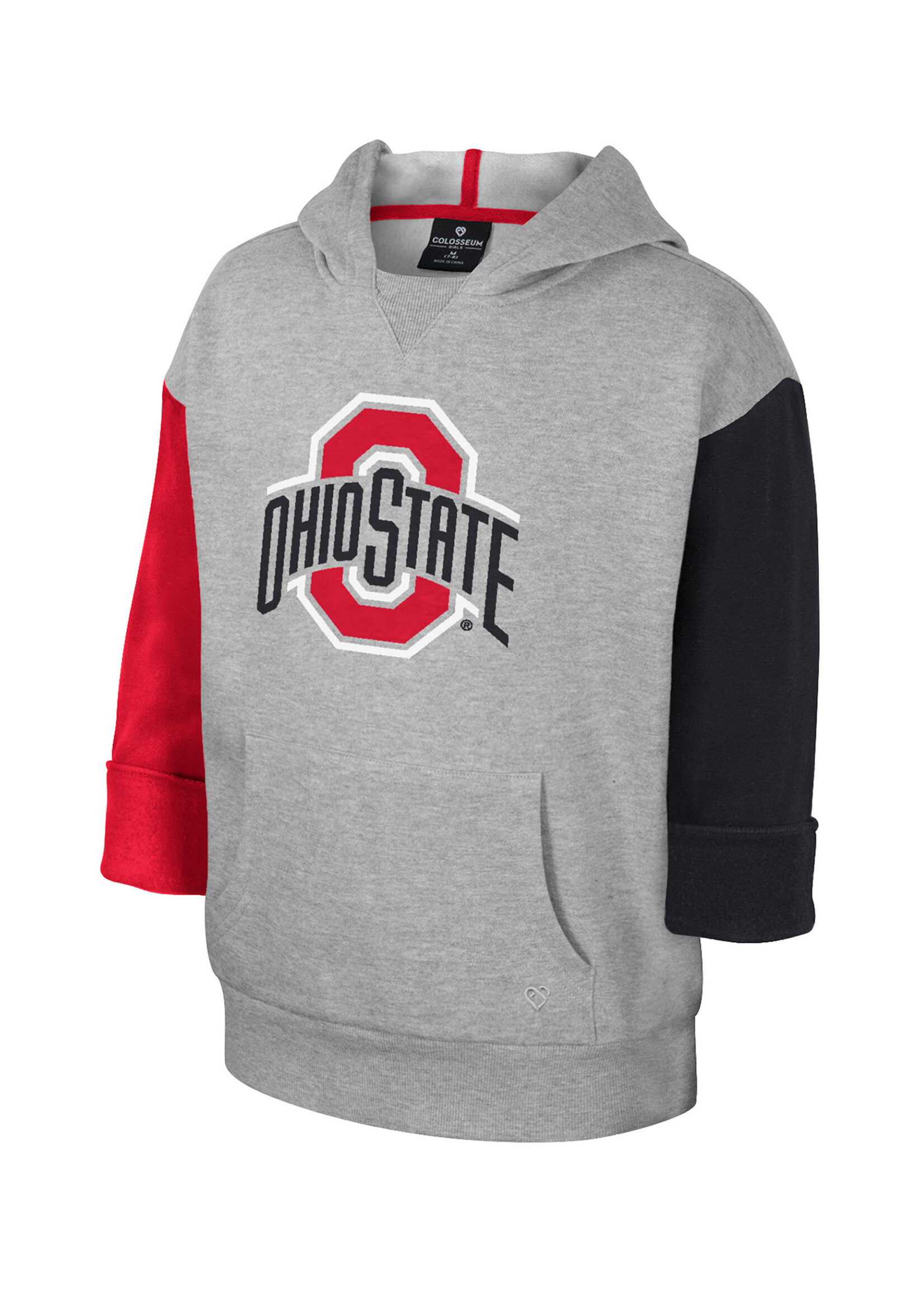 Colosseum Athletics Ohio State Buckeyes Youth Nora Color Block Hoodie