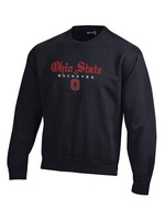 Gear Sports Ohio State Buckeyes  Old English Script Black Sweatshirt