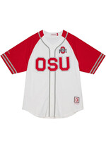 MITCHELL & NESS Ohio State Buckeyes Practice Baseball Jersey