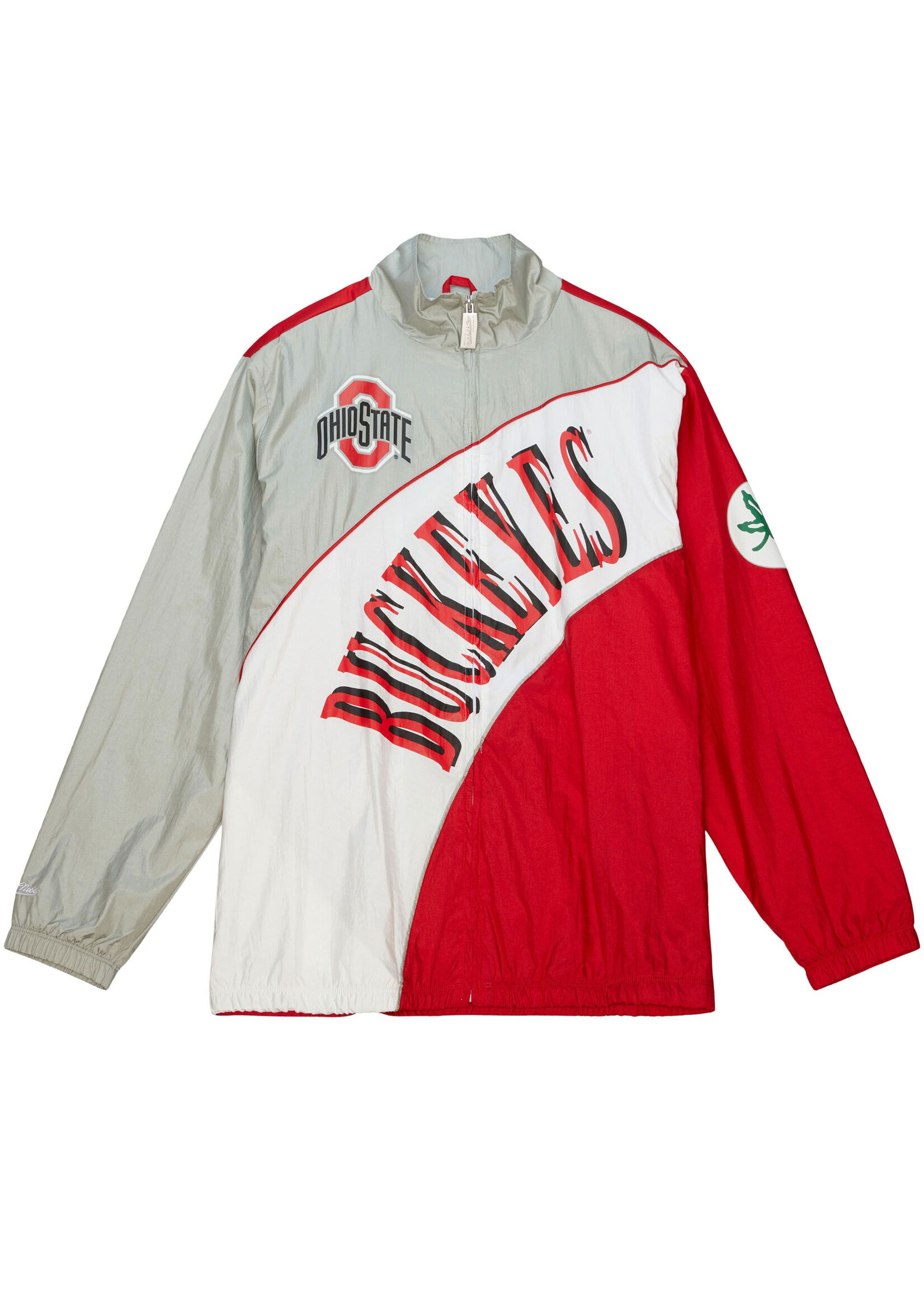 MITCHELL & NESS Ohio State Buckeyes Arched Retro Lined Windbreaker