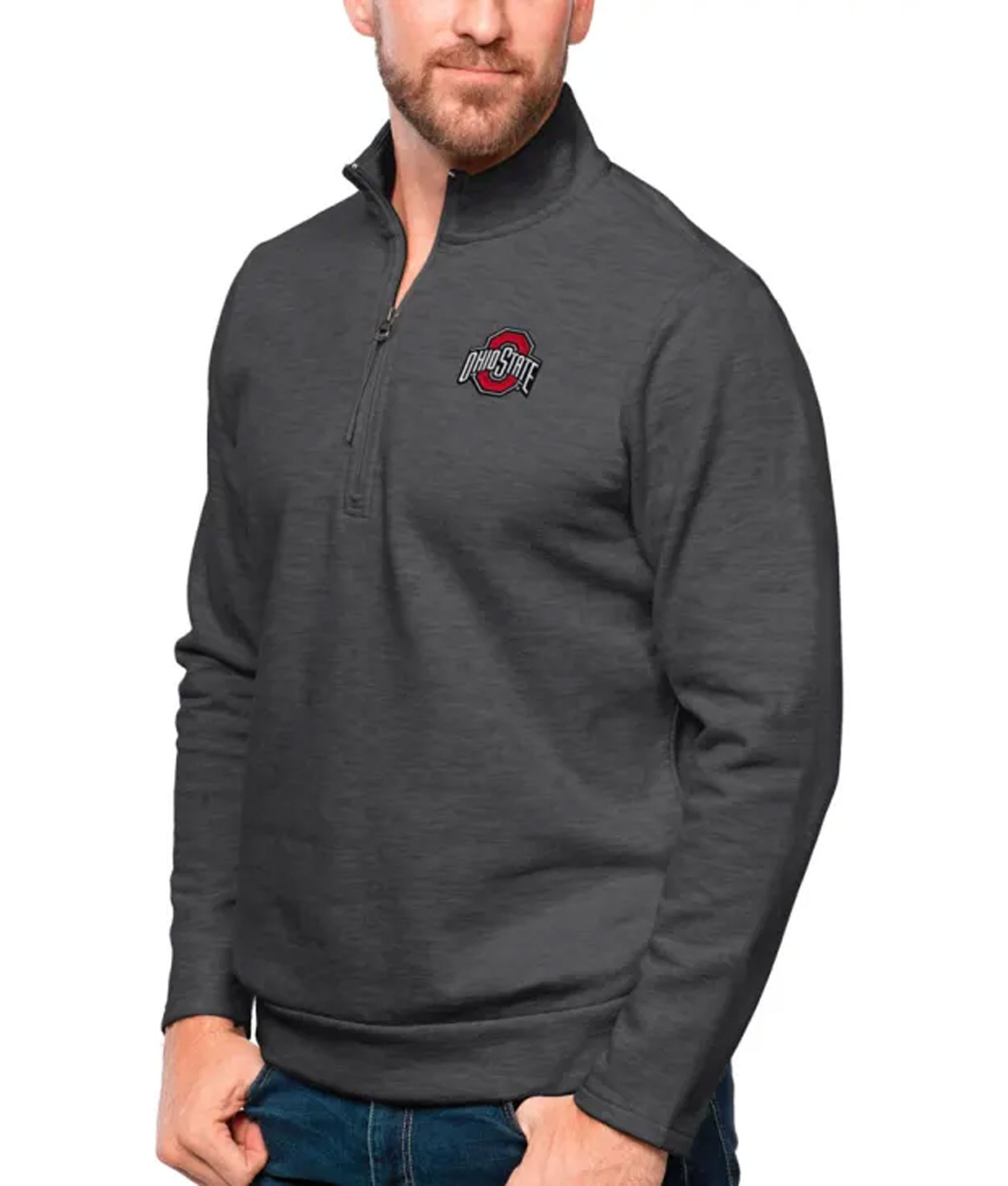 Ohio state men's outlet half zip pullover