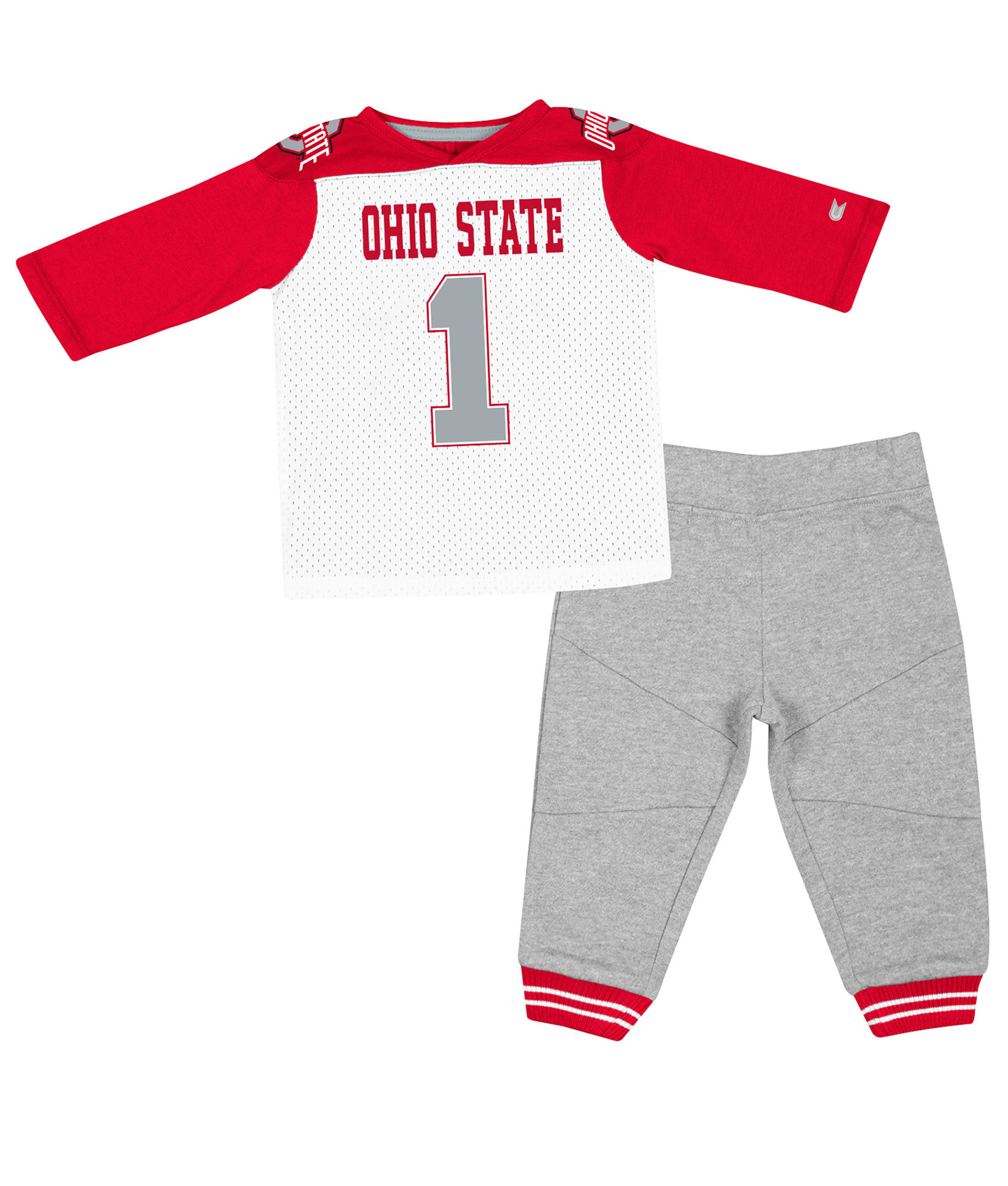 Ohio State Buckeyes Infant Football Jersey TShirt & Pants Set