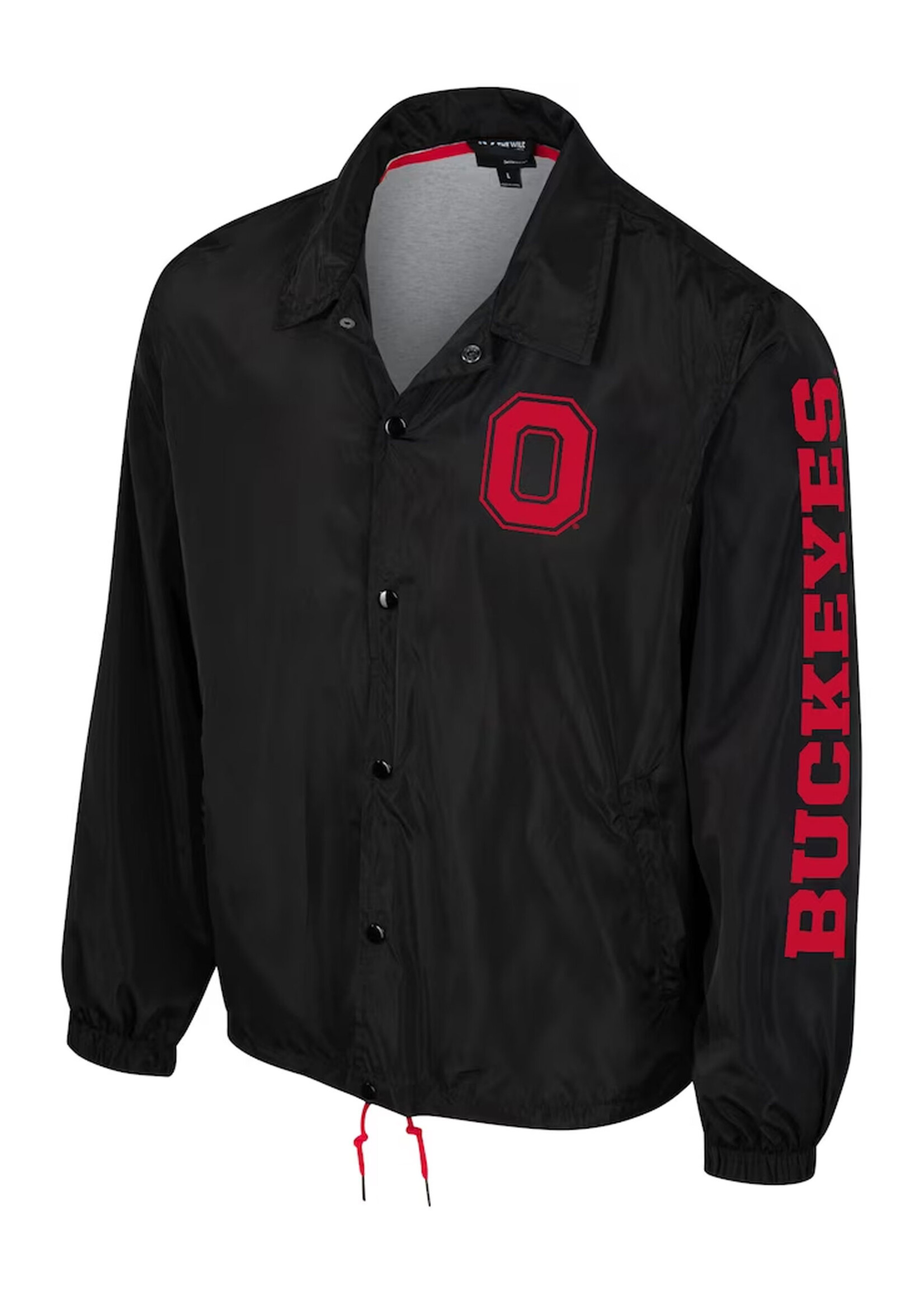 Colosseum Athletics Ohio State Buckeyes The Wild Collective Women's 2023 Coaches Full-Snap Jacket