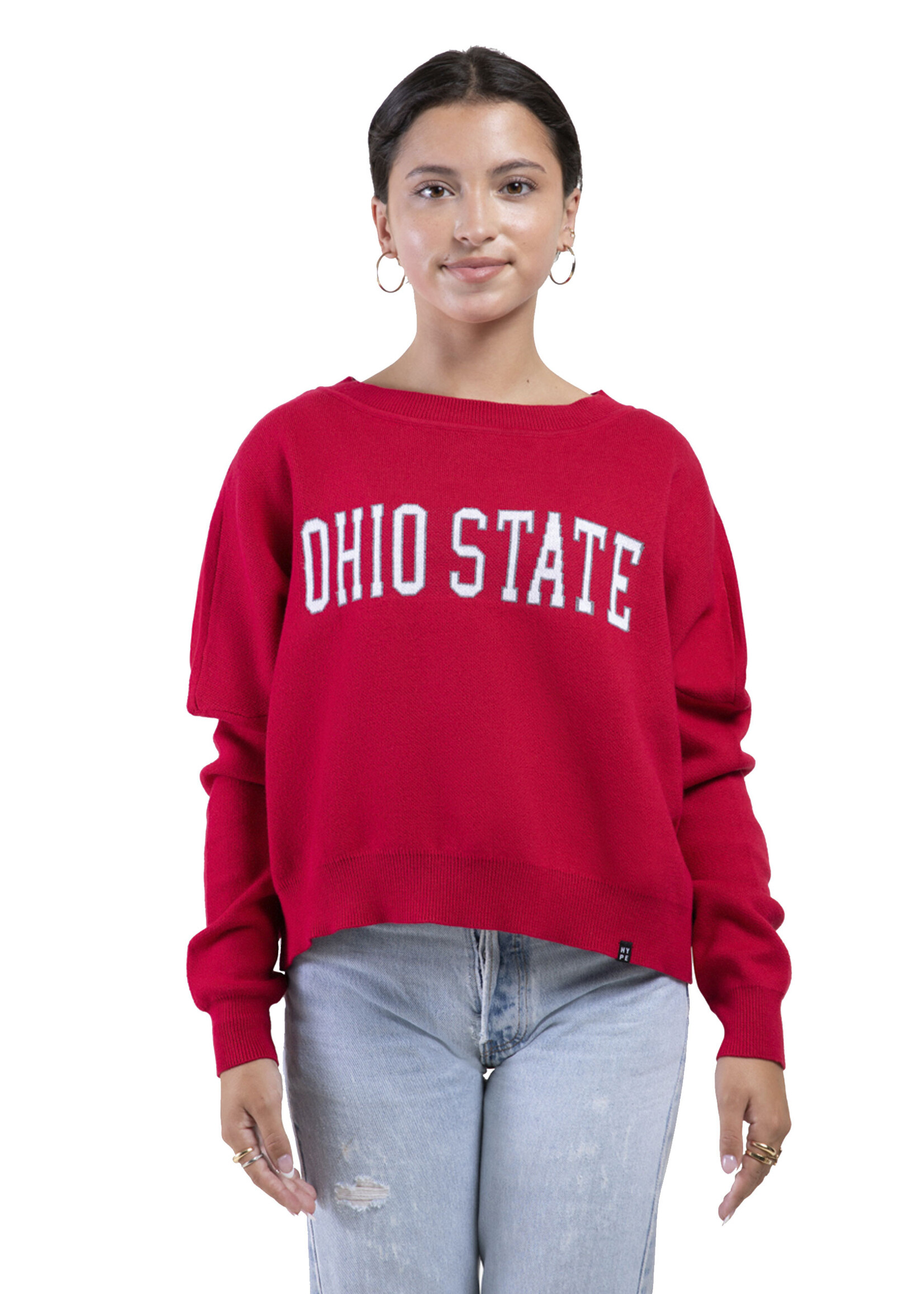 Ohio State Buckeyes Ivy Knit Sweater