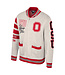 Colosseum Athletics Ohio State Buckeyes The Wild Collective Unisex Jacquard Full-Zip Sweater