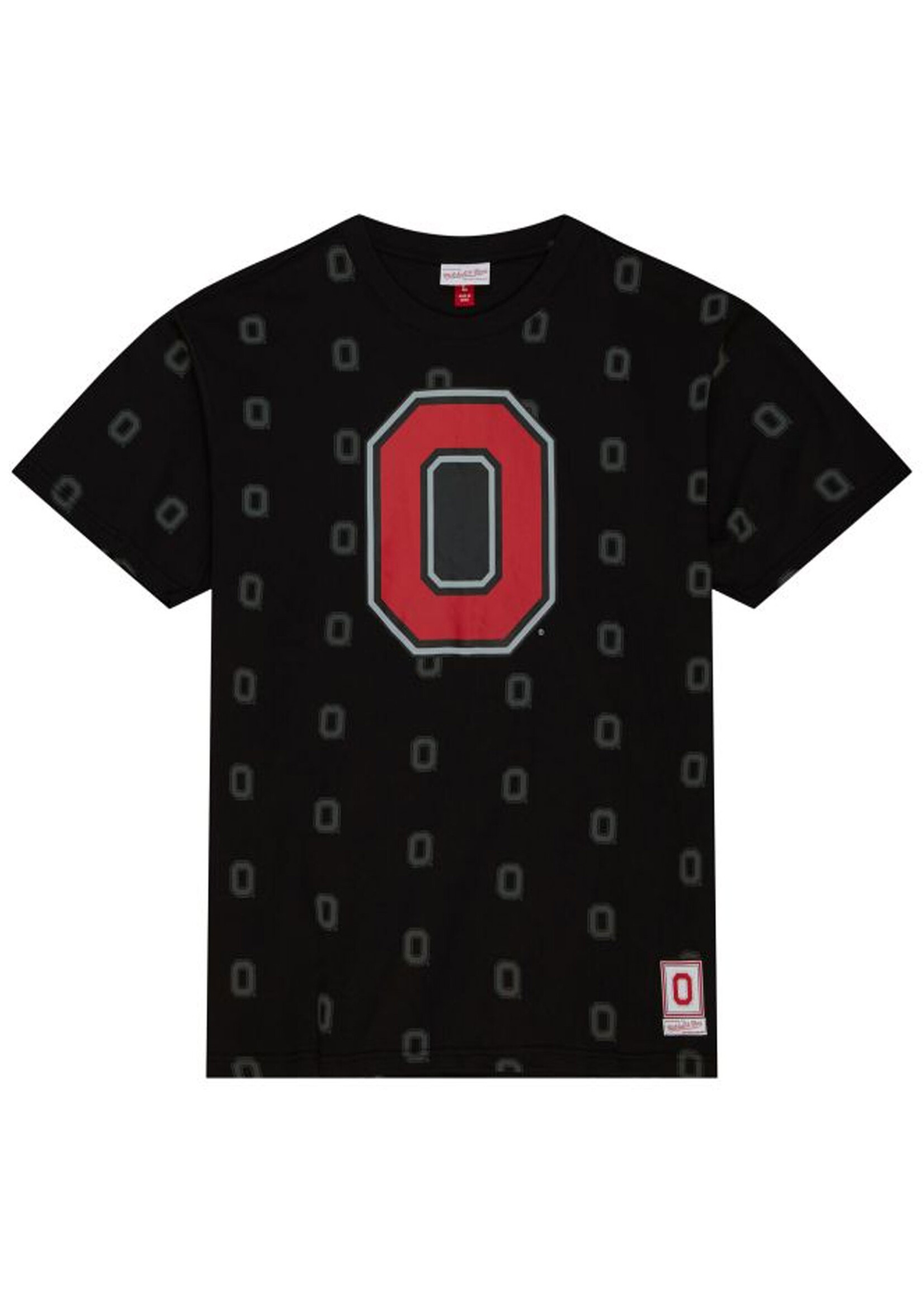 MITCHELL & NESS Ohio State Buckeyes Mitchell & Ness Repeating Athletic O Tee