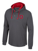 Colosseum Athletics Ohio State Buckeyes Affirmative Henley Sweater Hoodie