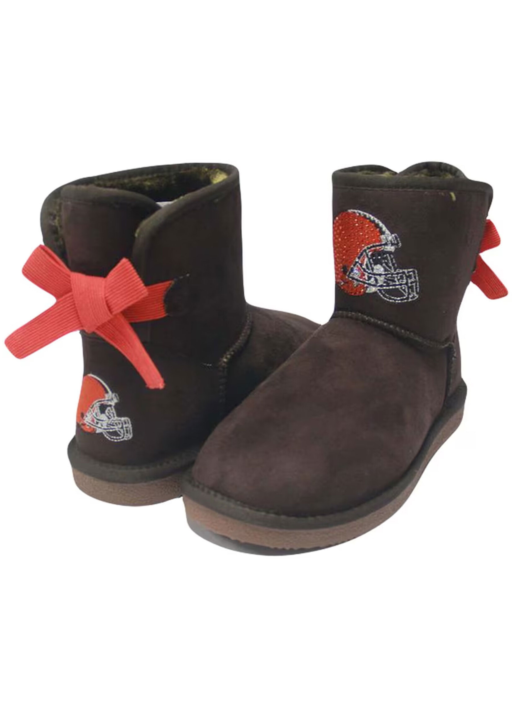 Cleveland Browns Cuce Women's Low Team Ribbon Boots