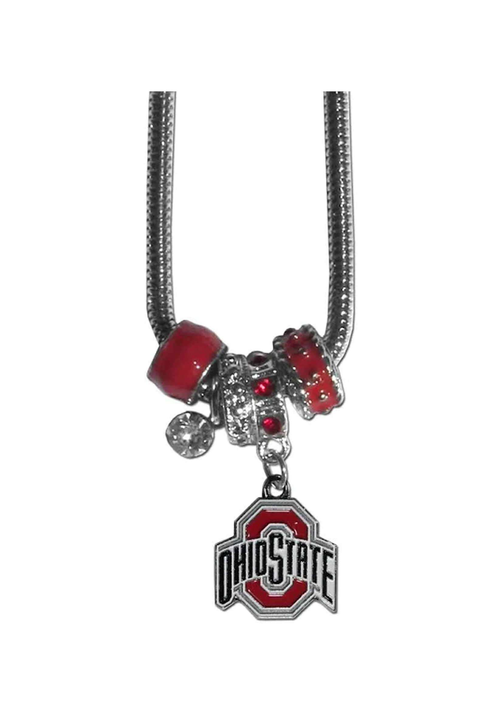 Ohio State Buckeyes 5 Bead Necklace