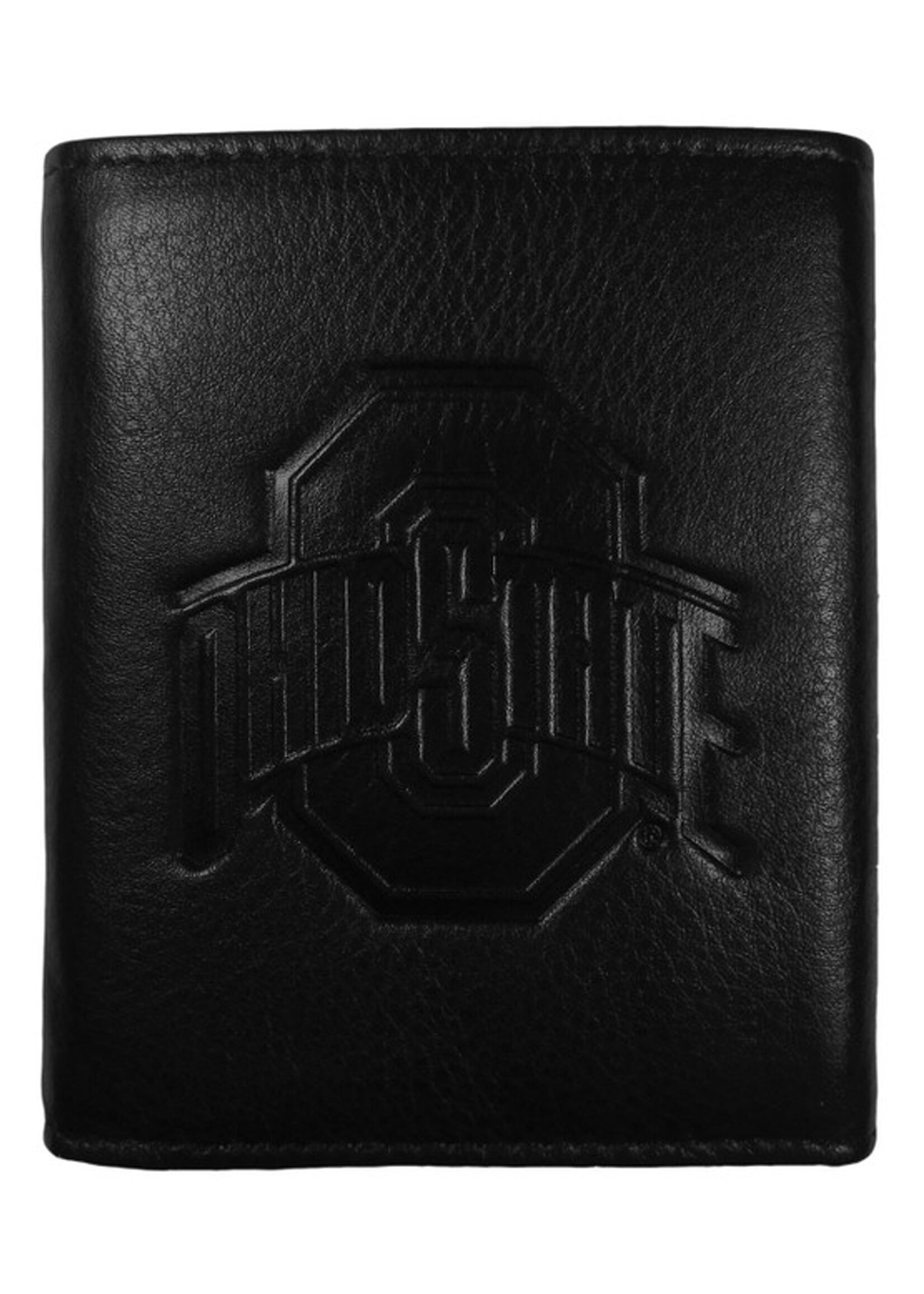 Ohio State Buckeyes Leather Embossed Trifold
