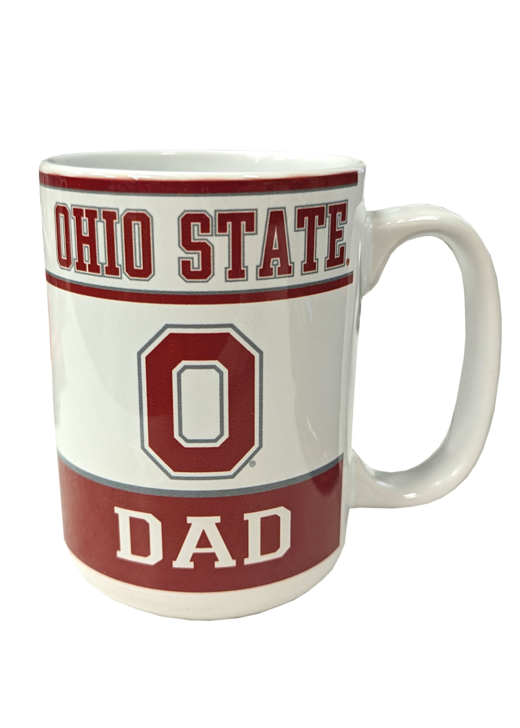 Ohio State Flag 15oz Deluxe Mug and State Shaped Patch
