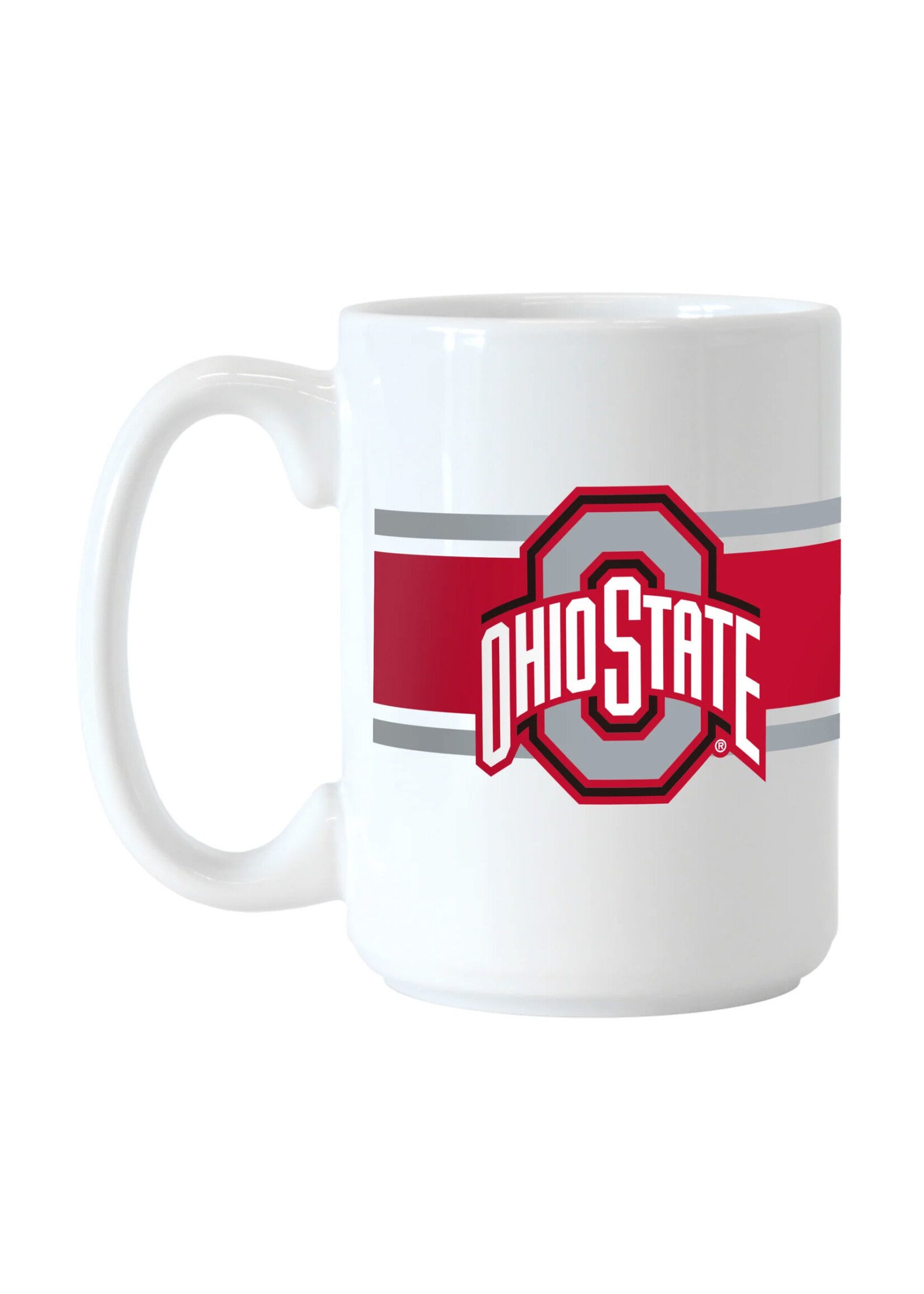 Ohio State 15oz Stripe Sublimated Mug - Everything Buckeyes