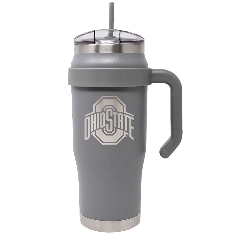 Ohio State Buckeyes 18 oz. Stealth HUSTLE Travel Mug