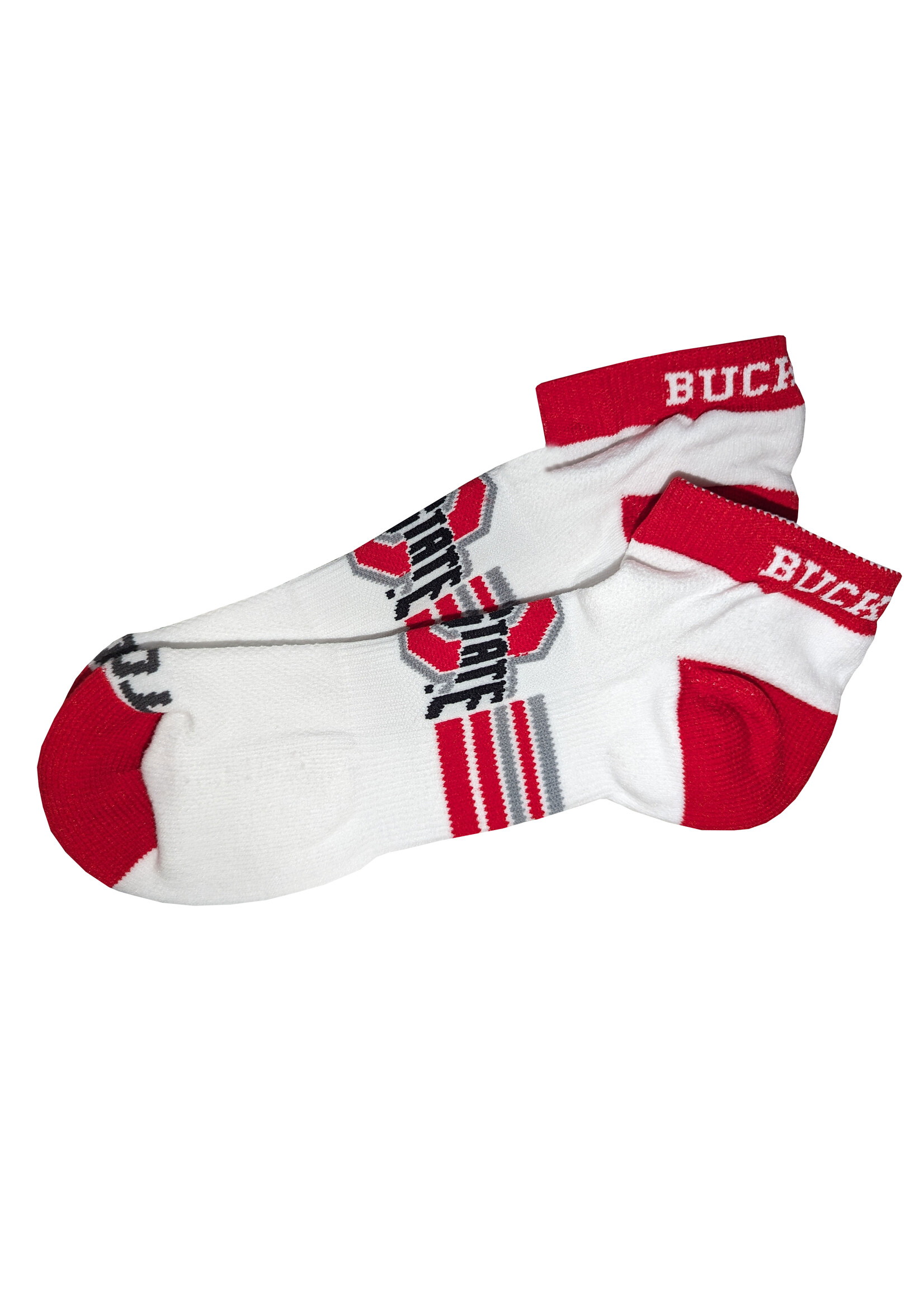 TCK Ohio State Buckeyes Athletic O Varsity Low Cut Socks