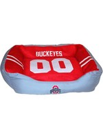 Ohio State Buckeyes Jersey Dog Bed (Small)
