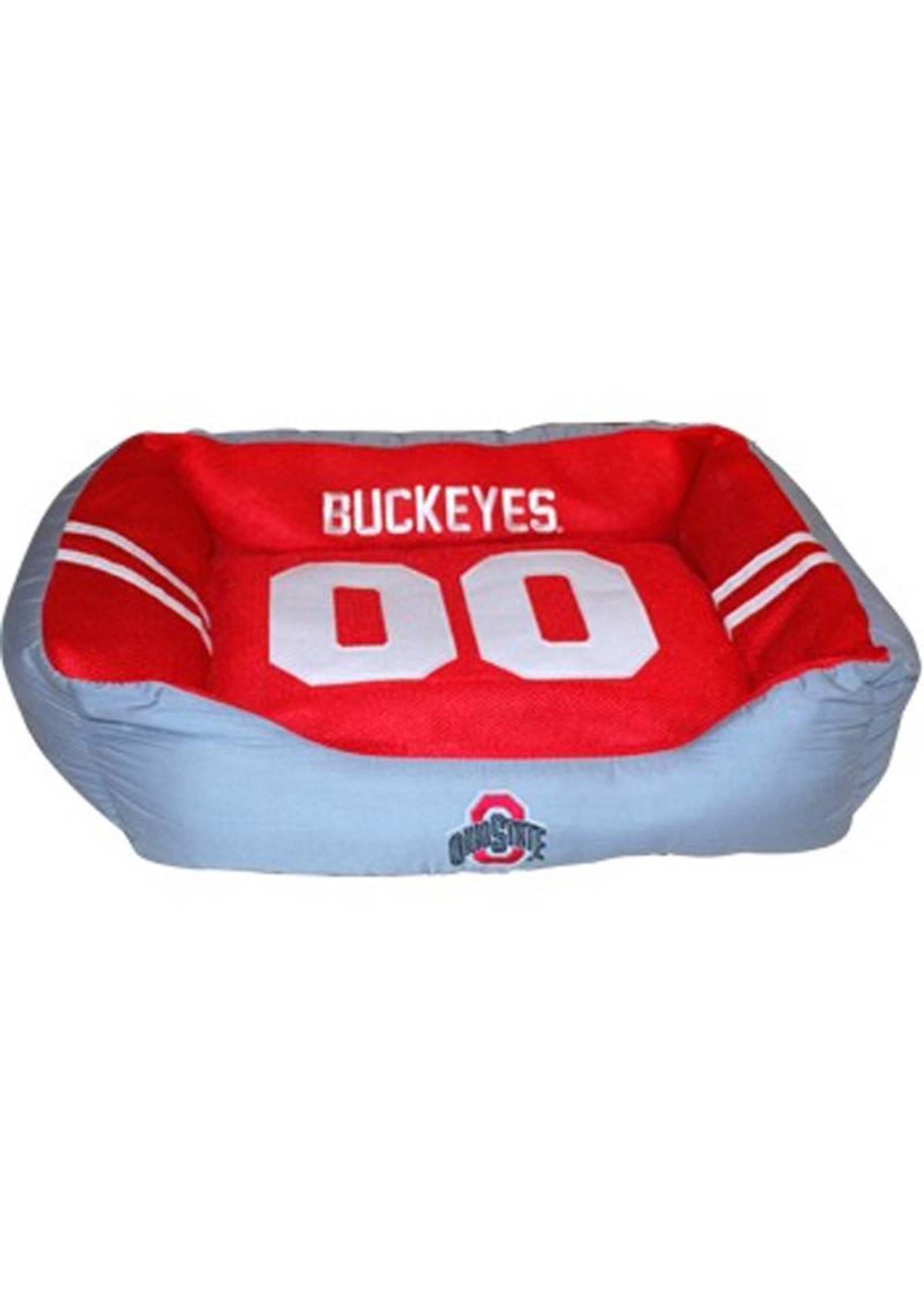 Ohio State Buckeyes Jersey Dog Bed (Small)