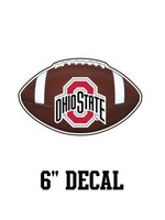 Ohio State University 6" Football Decal