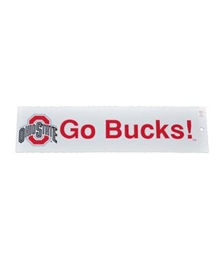 Ohio State University "GO BUCKS!" Bumper Sticker