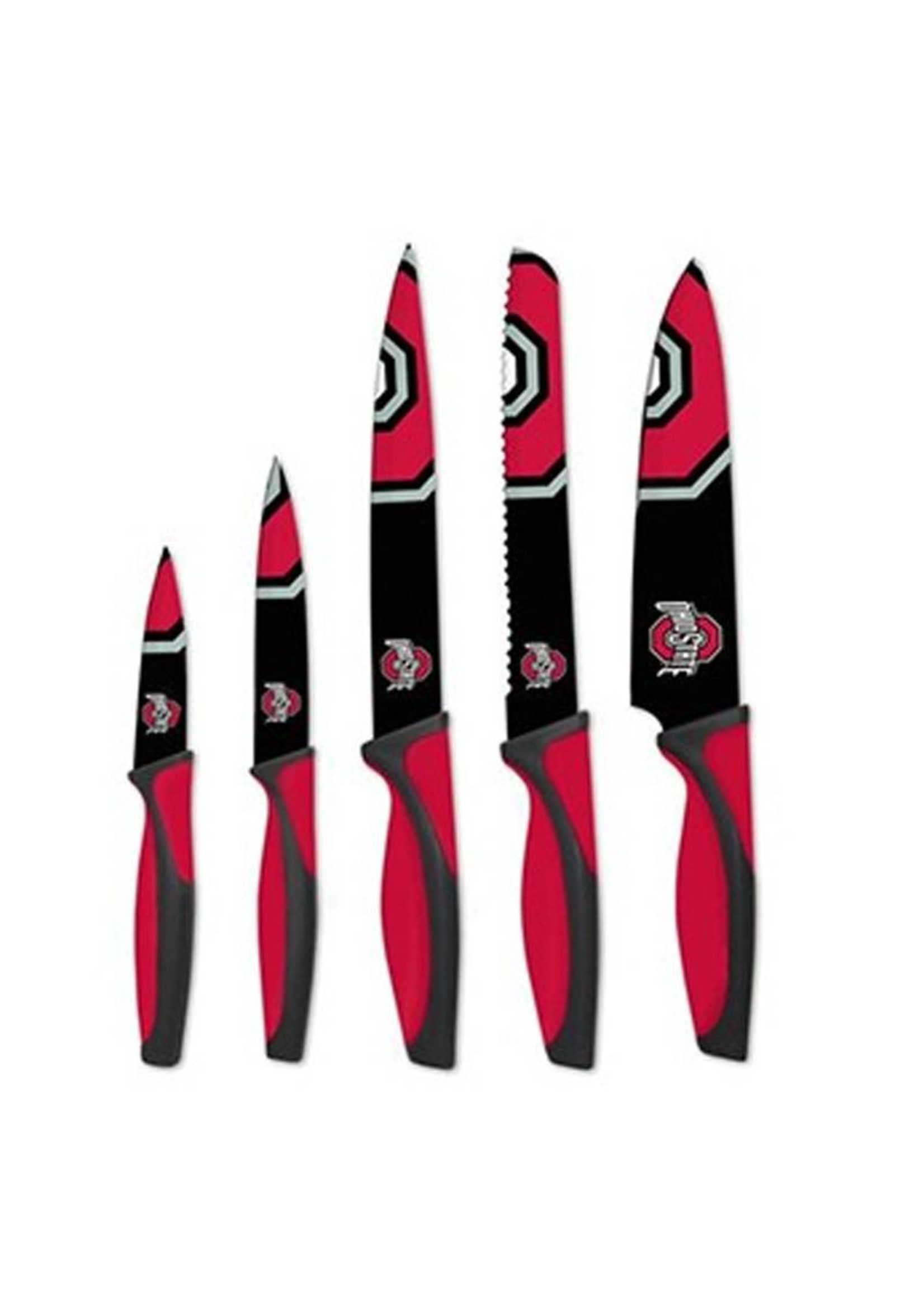 Ohio State University 5 Piece Cutlery Knife Set