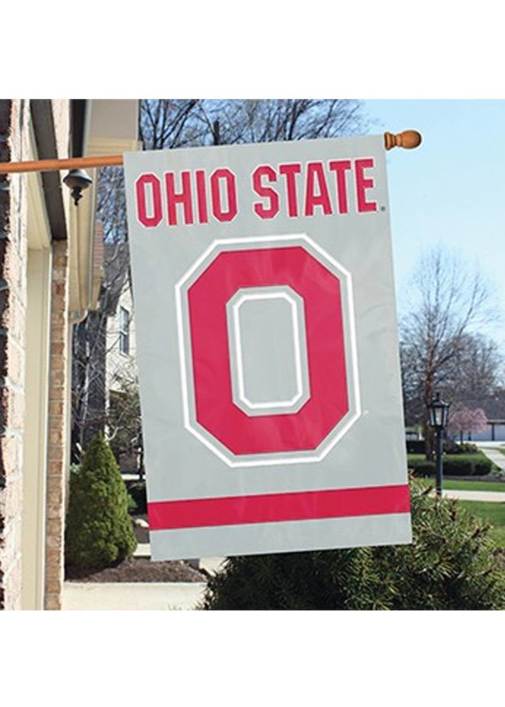 Ohio State University Two-Sided Block O Flag