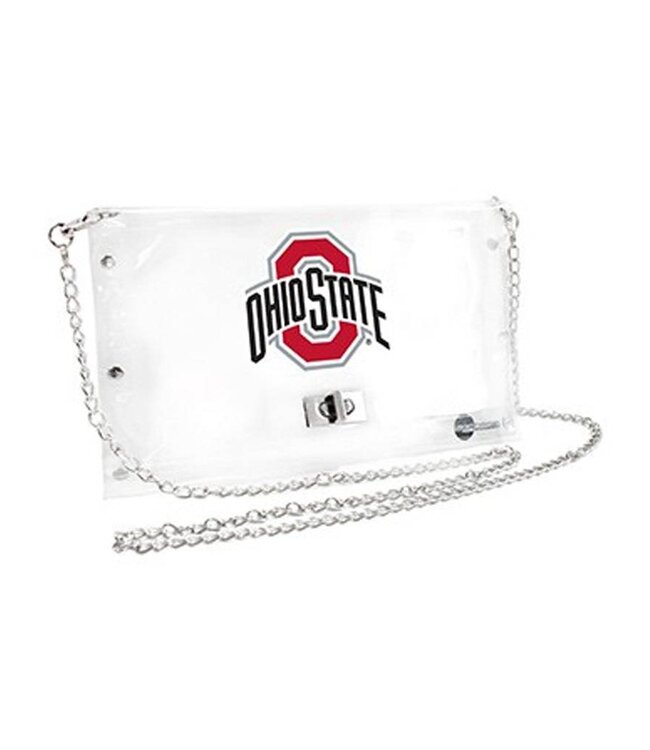 Ohio State University Clear Athletic O Chain Purse